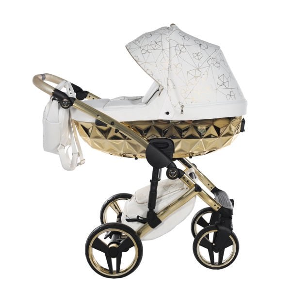 JUNAMA HEART 01 GOLD WHITE