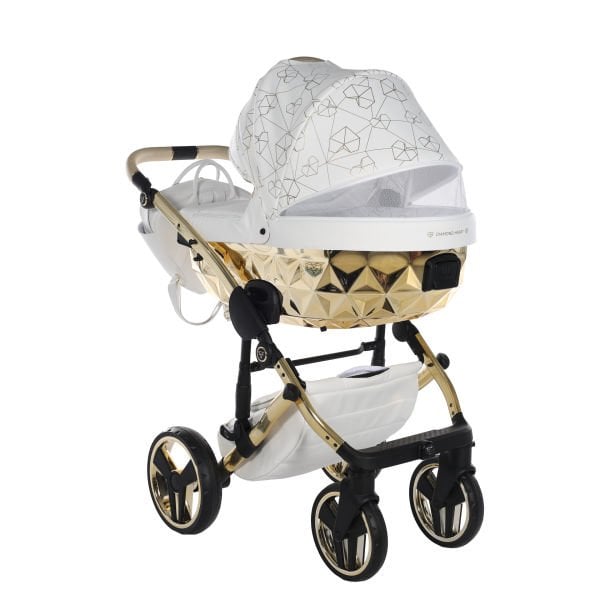 JUNAMA HEART 01 GOLD WHITE