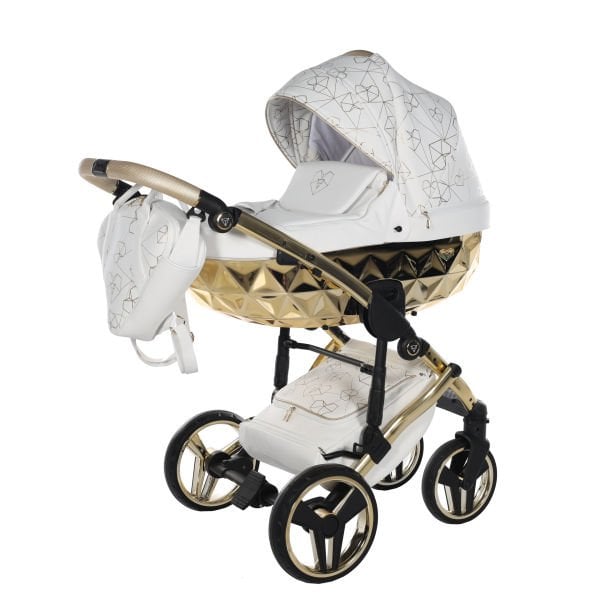 JUNAMA HEART 01 GOLD WHITE