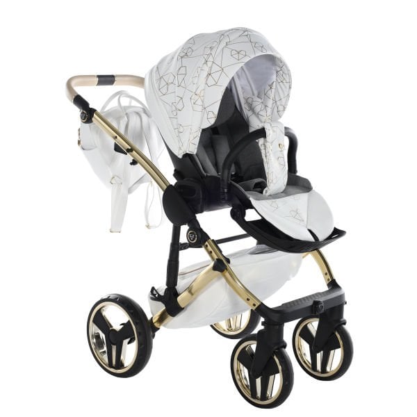 JUNAMA HEART 01 GOLD WHITE